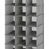 Whitmor, Crosshatch Gray, Hanging Shoe Shelves Closet Organizer, 30 Section