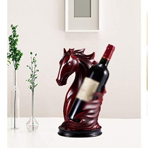 CZDYUF Resin Wine Bottle Stand, Creative Wine Rack Single Bottle Tabletop Holder for Home Decor Crafts Ornaments