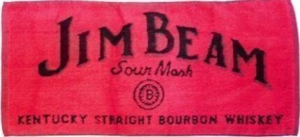 signs-unique Jim Beam Cotton Bar Towel 525mm x 250mm