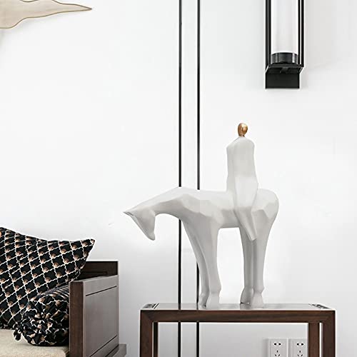 XDKLL Series Creative Wrangler Sculpture Art Resin Handicraft Decoration Wine Cabinet Home Living Room Porch Decoration