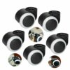 Stemless Mute Office Chair Wheel, 50mm Furniture Casters, Replacement Casters, Swivel Chair Caster, 8mm Hole Diameter, 360 Degree Swivel Casters,