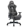 S*MAX Gaming Chair with Footrest Fabric Thicken Seat Ergonomic Gaming Chairs with 3D Armrest Breathable Fabric Headrest Lumbar Support Racing Sty