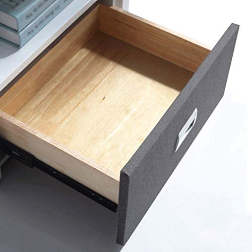 LUKEO Bedside Table, Bedside Furniture Accent End Table Chest for Home, Bedroom Accessories