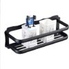 XHALERY Storage Rack Black Space Aluminum Towel Rack Bathroom Rack Bathroom Hardware Pendant Storage Wall Dressing Table