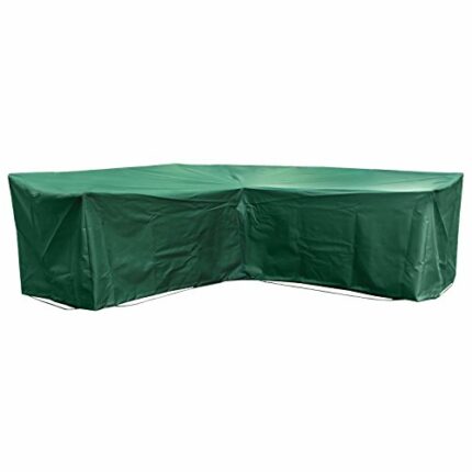 Cozy Bay FC215215 Medium Modular L Shape Sofa Cover, Green, 215x215x80 cm