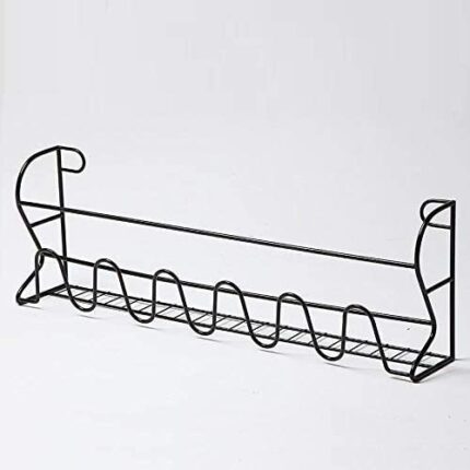 LILIKY Two Door-mounted Shoe Racks, Household Iron Art, Space Saving, Wall-mounted Bathroom Slipper Rack Behind The Door