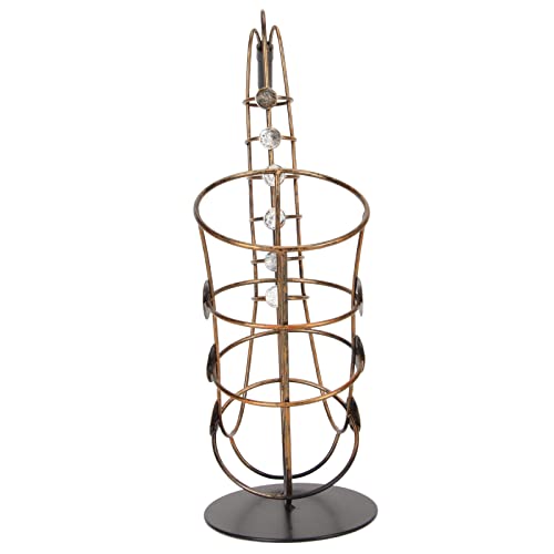 Airshi Saxophone Wine Rack, Wine Bottle Holder Rustproof Handcrafted Metal Practical Fashionable Durable for Bar