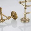 -Shelf,Towel Rack Towel Rack Bathroom Accessories, Brass Retro Double Wall-Mounted Racks, Bathroom European Style Towel Rack Antique Color