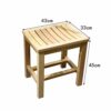 CHEWO Bath Stools,Bathroom Stool Solid Stool Elderly Pregnant Women Shower Stool Non-Slip Waterproof Bath Stool