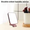 Travel Magnifying Mirror Magnifying Makeup Mirror Double Sided Travel Handheld or Stand Mirror Foldable Makeup Mirrors Handheld Mirror,Travel Mir