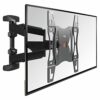 Vogel's BASE 45L full-motion TV wall mount for 40-80 inch TVs, max. 99 lbs (45 kg), swivels up to 180º, tiltable, TV wall mount, max. VESA 600x40