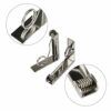 ZoomSky 4pcs Tablecloth Clips, Picnic Table Cloth Holder Stainless Steel Table Cover Clamps Silver Tablecloth Clamp Holders for Home Kitchen Picn