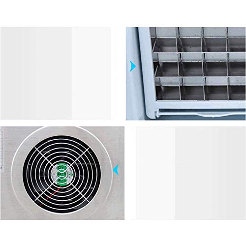 JJZXD Portable Electric Clear Ice Maker Machine Stainless Steel Countertop Ice Making Machine Real Clear Ice Cubes, Actual Ice, Crystal clear ice