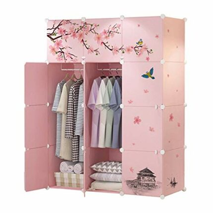 JYDQM Wardrobes Bedroom Furniture Home Furniture Resin Wardrobe Assembly Closet Organizer