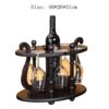 NEOCHY Wine Rack Stand Bottles Reclaimed Free Standing Liquor Storage Display Handmade Living Room Pub Bibarniture Decor