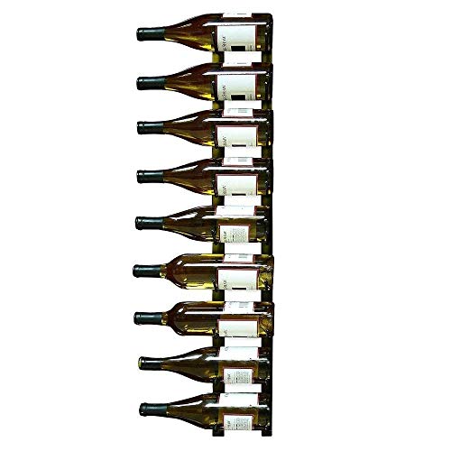 NEOCHY Wine Rack Bottles Modern Wall-Mounted Fashion Storage Modern Wall-Mounted Retro Metal Bottle Display Rack Kitchen Restaurant Bar Simple De