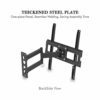 32-65" Single Pendulum Small Base TV Stand Bearing 35KG / 400 * 400 / Up And Down -10~10°4