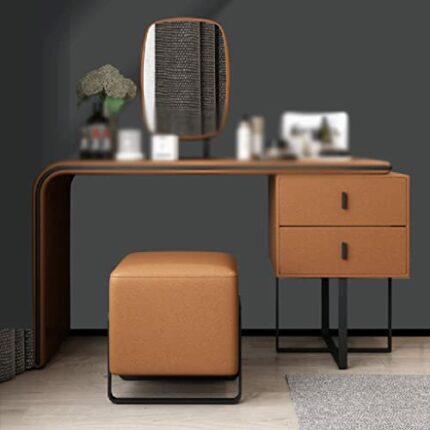KJHD Bedroom Dressing Table Makeup Makeup Stool Makeup Table Small Dressing Table