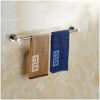 XHALERY 80cm Bathroom Shelf Towel Rack Holder Stainless Steel Single Towel Rail Bar Wall Mounted Hanger Hook Accessory For Kitchen Lavatory