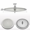 Shower Head, sinzau 8 Inch Round Rain Showerhead, 304 Stainless Steel, Ultra-Thin Design-Best Pressure Boosting