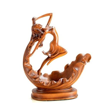 NEOCHY Home Wine Rack Decoration, European Sculpture As a Whole Resin Decoration,Crafts Cabinet
