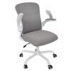 Fullwatt Office Chair, Flip-up Armrest Ergonomic Desk Chair Computer Task Chair Mesh with Armrests lumbar support Mid-Back for Home Office Confer