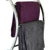 Croydex Britannia Flexi-Fix Chrome Plated Curved Towel Rack, 13.5 x 51 x 57.2 cm