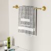 Fixsen 18-inch Gold Single Towel Bar Towel Rack Hand Towel Holder Stainless Steel and Zinc Alloy 1pc for Kitchen and Bathroom Wall Mount Heavy Du