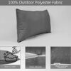 Vargottam Indoor/Outdoor Polyester Fabric Lumbar Pillow Cover, All-Weather Waterproof Rectangular Cushion Case for Patio Furniture, 16" x 24" Set