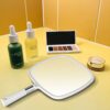 Auxmir Hand Mirror with Handle, Professional Barber Handheld Mirror, Wall Hanging Viewing Comapct Mirror for Makeup, Shaving Salon, Facial Care,