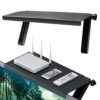 QLOUNI TV Top Rack Shelf, Monitor Top Storage Shelf Adjustable Screen Top Shelf TV Storage Rack Foldable Monitor Top Bracket for Flat Screen TV C