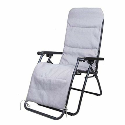 WGWJ Deck Chairs, Lounge Chairs, Garden Lounge Chairs, Lounge Chairs, Living Room Garden, Thick Cushions, Weightless Folding Chairs