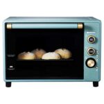 CZDYUF 38L Enamel Electric Oven Home Retro Baking Multi-Function Automatic Large-Capacity Oven