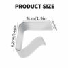 YTOOK 24pcs Plastic Tablecloth Clips, Transparent Picnic Tablecloth Clips for Outdoor Tables Large Table Cloth Holder Table Cover Clips for Chris