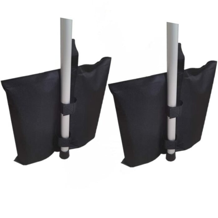 HOUSON 2PCS Gazebo Sandbag Set，600D Oxford Sandbags Weight Bags Gazebo Feet Sandbags Stand 50 cm x 22 cm