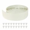 2" Wide Vinyl Straps for Patio Chairs Repair 20ft Long Patio Garden Furniture Replacement Straps with 20 Rivets (White)