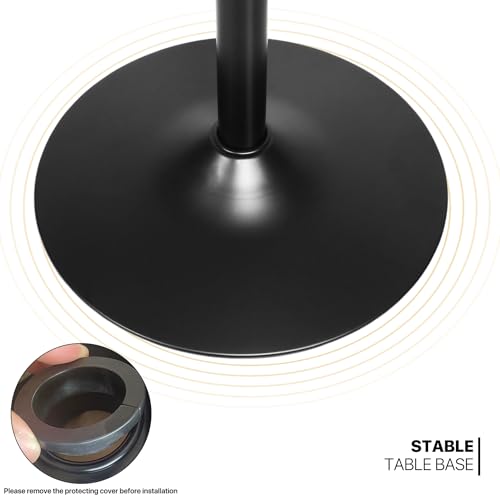 MoNiBloom bar-Tables, Metal, Black