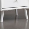 SDFGH All Solid Wood Bedside Table Simple Nordic Style Bedroom Locker ，Mini Small Multifunctional Bedside Cabinet Simple