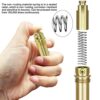 JINXM 2pcs Basin Pop Up Clack Slotted Plug Bolt Assembly Basin Pop Up Click Clack Plug Bolt Replacement Assembly Screw for Most Sink Bath Tub Bas