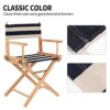 Wowlela Durable Replacement Seat Cover for Directors Chair Water Resistant & Easy Clean Fabric
