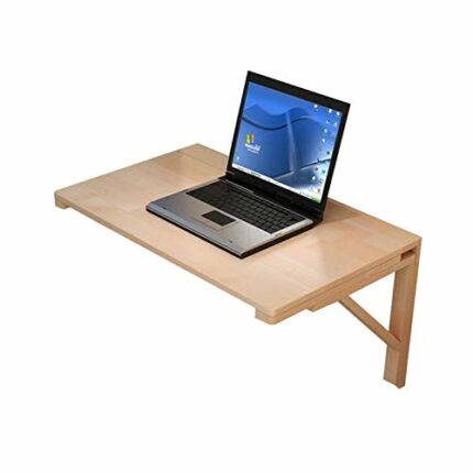 Wall Mounted Table Fold Down Heavy Duty Side Kitchen Table for Office Home Kitchen (Color : A, Size : 60X40CM)