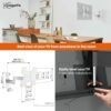 Vogel's WALL 3145 Full-Motion TV Wall Bracket for 19-43 Inch TVs, max. 33 lbs (15 kg), Swivels Up to 180º, Tiltable, TV Wall Mount, max. VESA 200