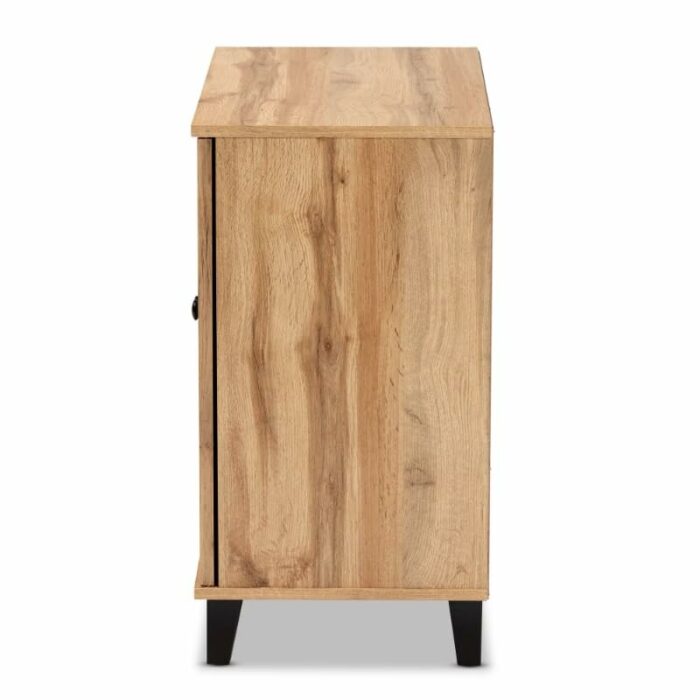 JYDQM With Cabinet Shoe Rack Home Furniture Finished Wood 2-Door Shoe Storage Cabinet Shoes Storage Rack