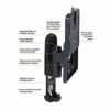 Vision Plus Short Arm Anti Theft Quick Release Removable TV Wall Bracket Perfect for Caravan Boat Motorhome or Lorry to take your TV home (Anti T