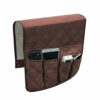 Sofa Chair Armrest Storage Organizer Non-Slip Couch Recliner Remote Control Holder Waterproof Sofa Arm Tidy Hanging Storage Bag with 5 Pockets Ho
