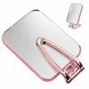 Magnifying Makeup Mirror,Double Sided Travel Handheld or Stand Mirror Foldable Makeup Mirrors for Makeup Application Tweezing Blackhead