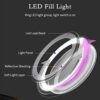 Andy's Orchids 10X Makeup Mirror with LED Light, Magnifying Vanity Mirror, Cosmetic Mirror with Suction Cup, 360° Rotation Adjustable Bathroom Mi