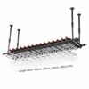Stylish Simplicity Down Wine Rack, Retro Wrought Iron Wine Rack, Goblet Rack Home, Restaurant Kitchen Bar Decoration Floating Wine Rack Adjustabl