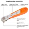 Ratchet Wrench, PH2 Phillips Magnetic Screwdriver, Mini Ratcheting Screwdriver with 1/4" Drive High Torque Offset Reversible Mini Ratcheting Offs