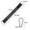 TAUYFIRLS 2 Set Tree Swing Straps Hanging Kit with Carabiner Adjustable Hammock Straps Swing Hanging Straps Heavy Duty Hanging Straps for Swings